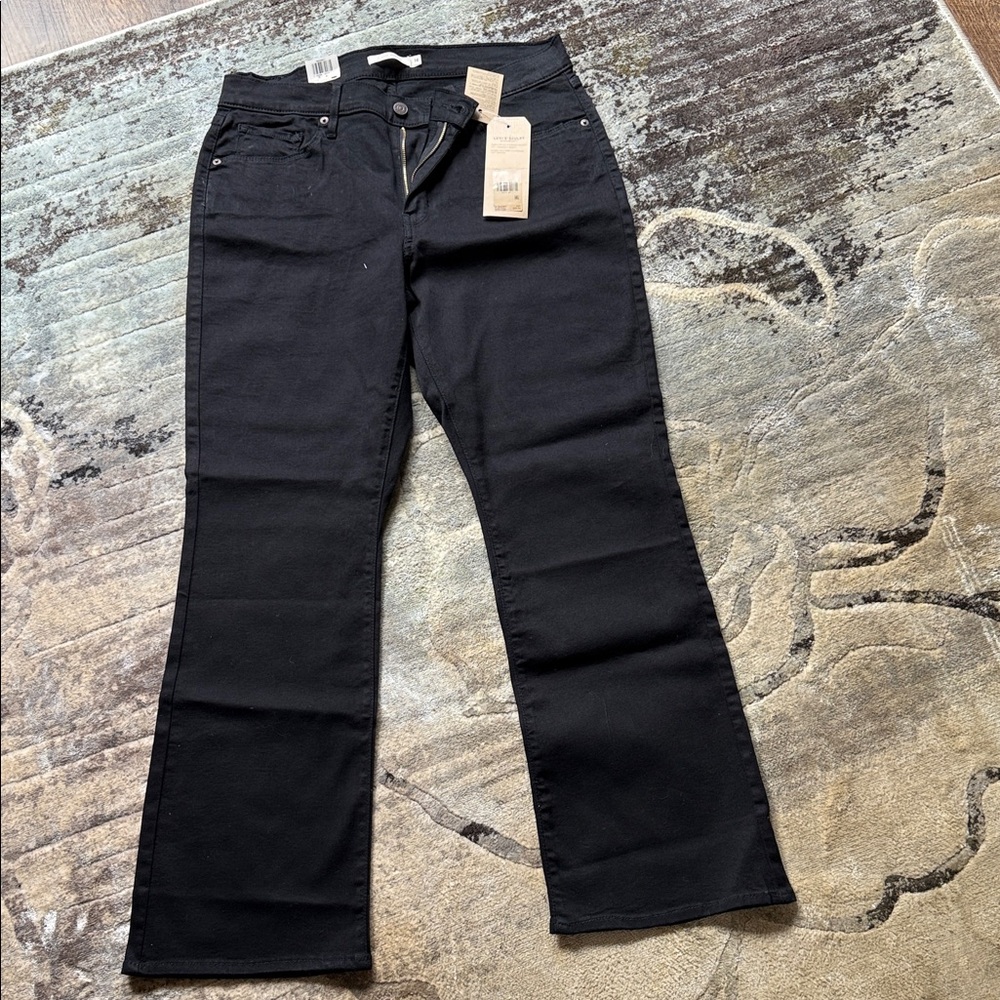 Levi's Classic Black Bootcut Jeans - Picture 3 of 6